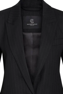 Sale Bruuns Bazaar BillBBFrida blazer - Zwarte krijtstreep