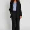 Fashion Bruuns Bazaar BillBBLeza BROEK - Zwarte krijtstreep