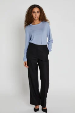 Fashion Bruuns Bazaar BillBBLeza BROEK - Zwarte krijtstreep