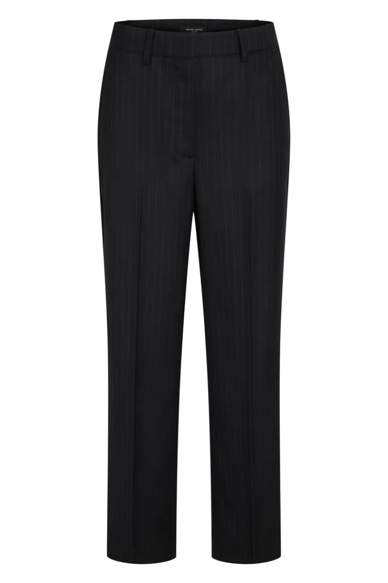 Fashion Bruuns Bazaar BillBBLeza BROEK - Zwarte krijtstreep