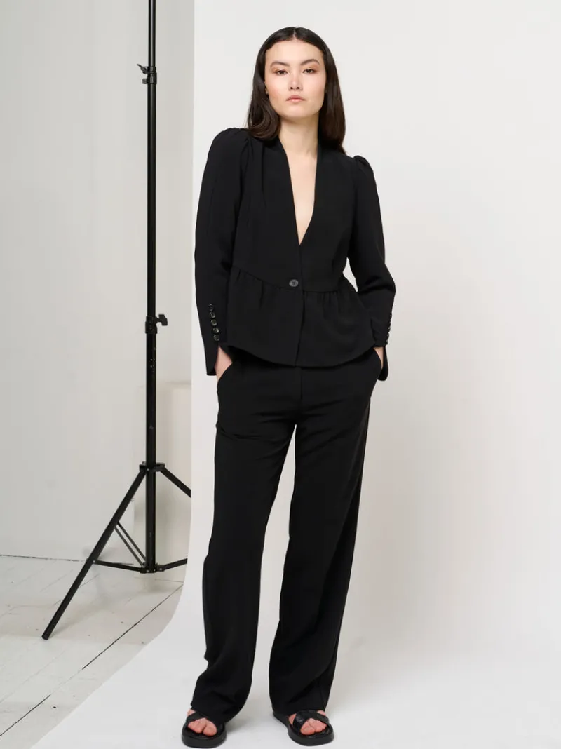 New Bruuns Bazaar BrassicaBBLeza BROEK - Zwart
