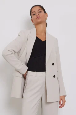 Best Bruuns Bazaar BrassicaBBLinda blazer - Silver Cloud