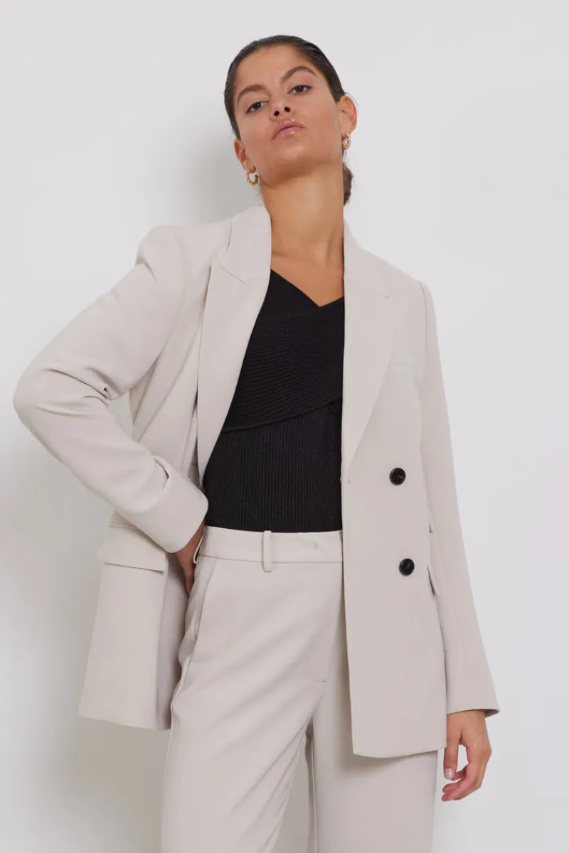 Best Bruuns Bazaar BrassicaBBLinda blazer - Silver Cloud