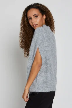 New Bruuns Bazaar BuckeyeBBHira knit vest - Grey Melange