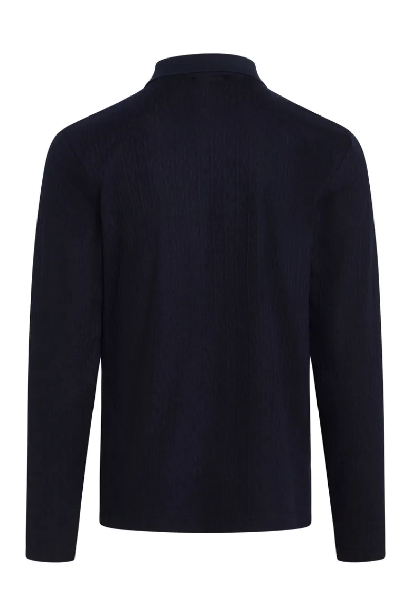 Best Bruuns Bazaar CabBBGonzo LS Polo Tee - Navy