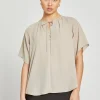 Hot Bruuns Bazaar CamillaBBLuia blouse - Plaza Taupe