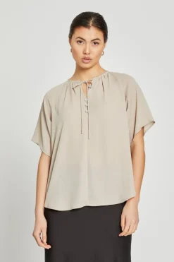 Hot Bruuns Bazaar CamillaBBLuia blouse - Plaza Taupe