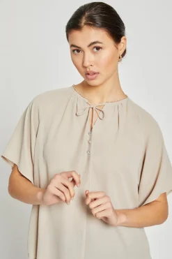 Hot Bruuns Bazaar CamillaBBLuia blouse - Plaza Taupe