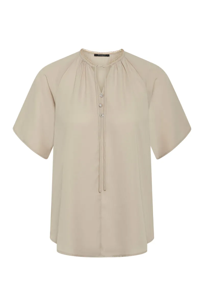 Hot Bruuns Bazaar CamillaBBLuia blouse - Plaza Taupe