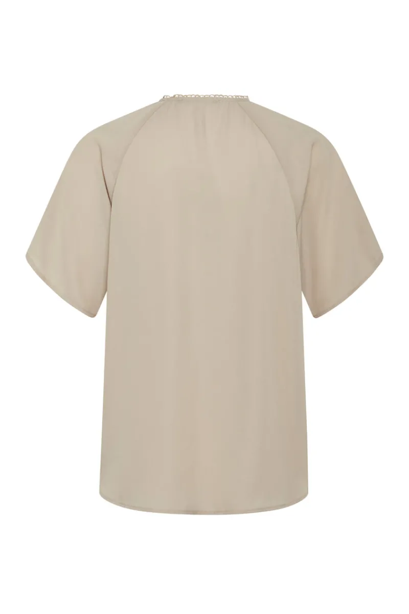 Hot Bruuns Bazaar CamillaBBLuia blouse - Plaza Taupe