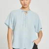 Discount Bruuns Bazaar CamillaBBLuia blouse - Summer Sky