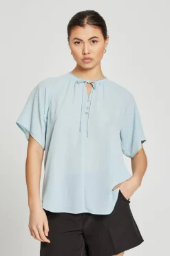 Discount Bruuns Bazaar CamillaBBLuia blouse - Summer Sky