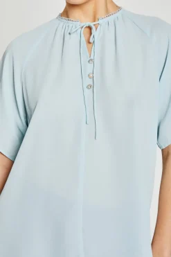 Discount Bruuns Bazaar CamillaBBLuia blouse - Summer Sky