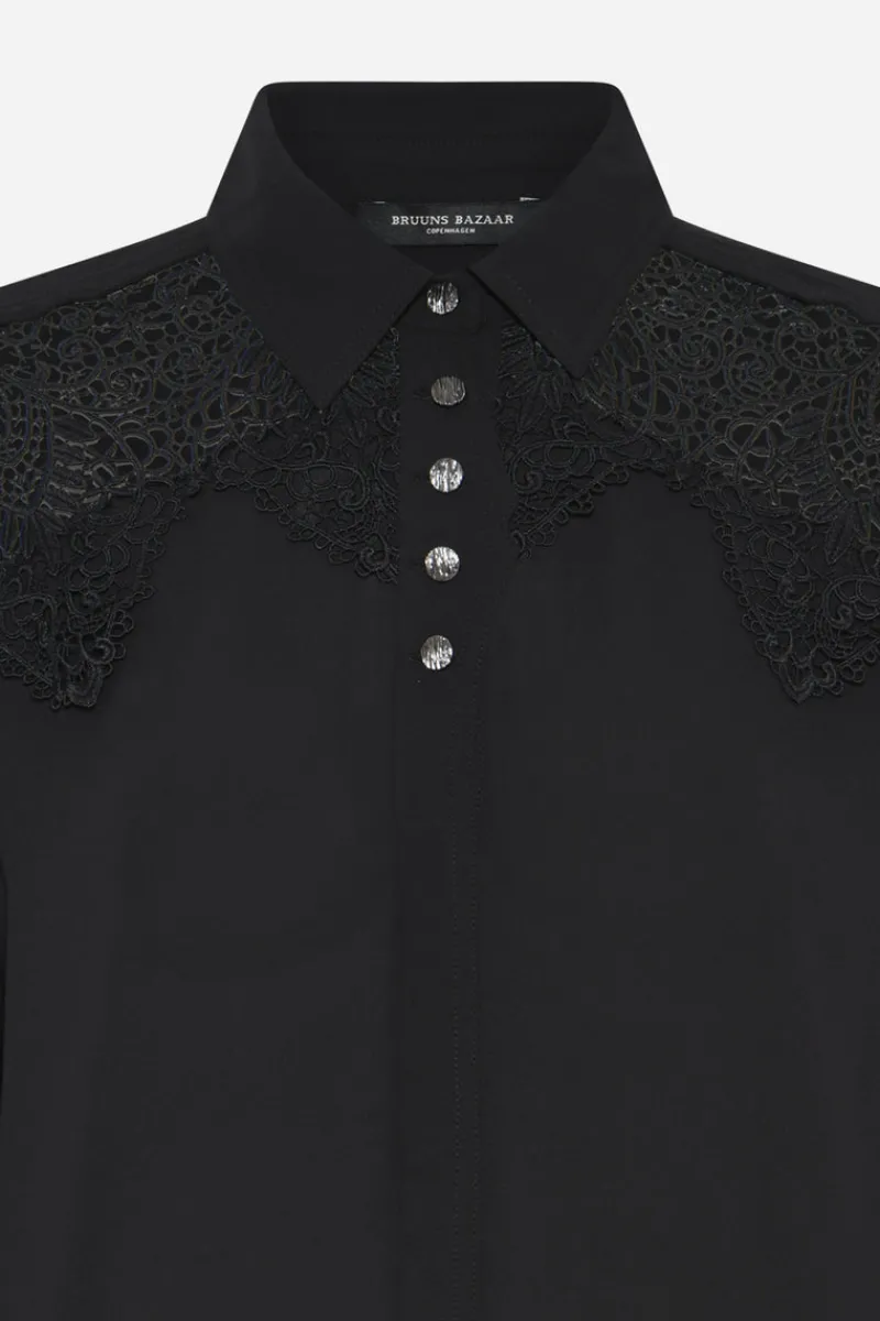 Fashion Bruuns Bazaar CamillaBBVienara shirt - Black