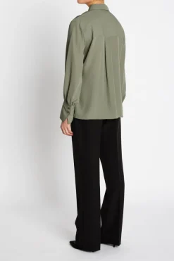 Outlet Bruuns Bazaar CamillaBBVienara shirt - Deep Olive