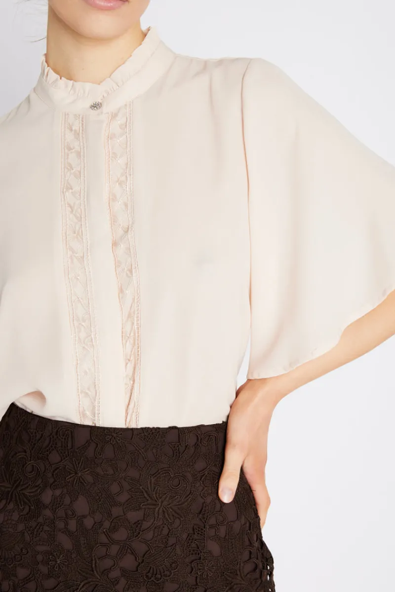 New Bruuns Bazaar CamillaBBVivia shirt - Light peach