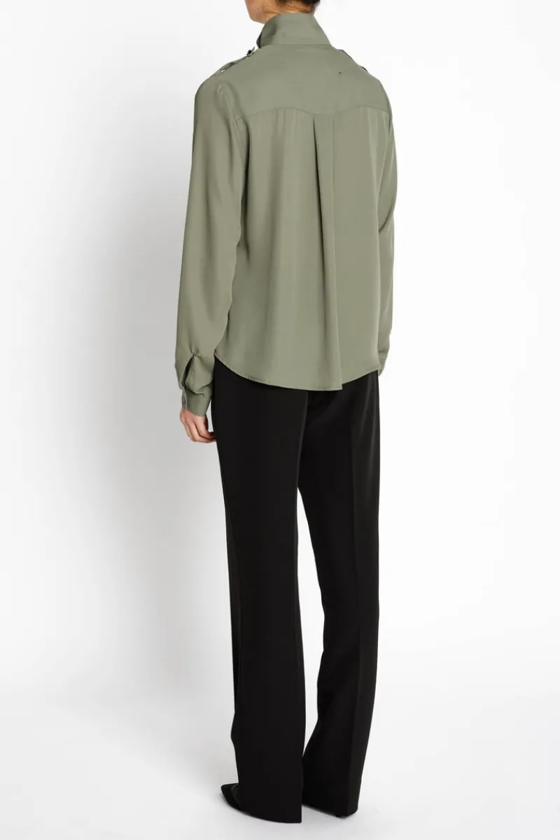 Hot Bruuns Bazaar CamillaBBZigrid blouse - Deep Olive