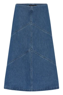 Outlet Bruuns Bazaar CanaBBEleen skirt - Dark Blue denim