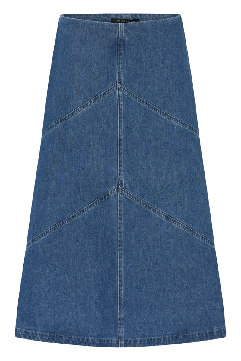 Outlet Bruuns Bazaar CanaBBEleen skirt - Dark Blue denim