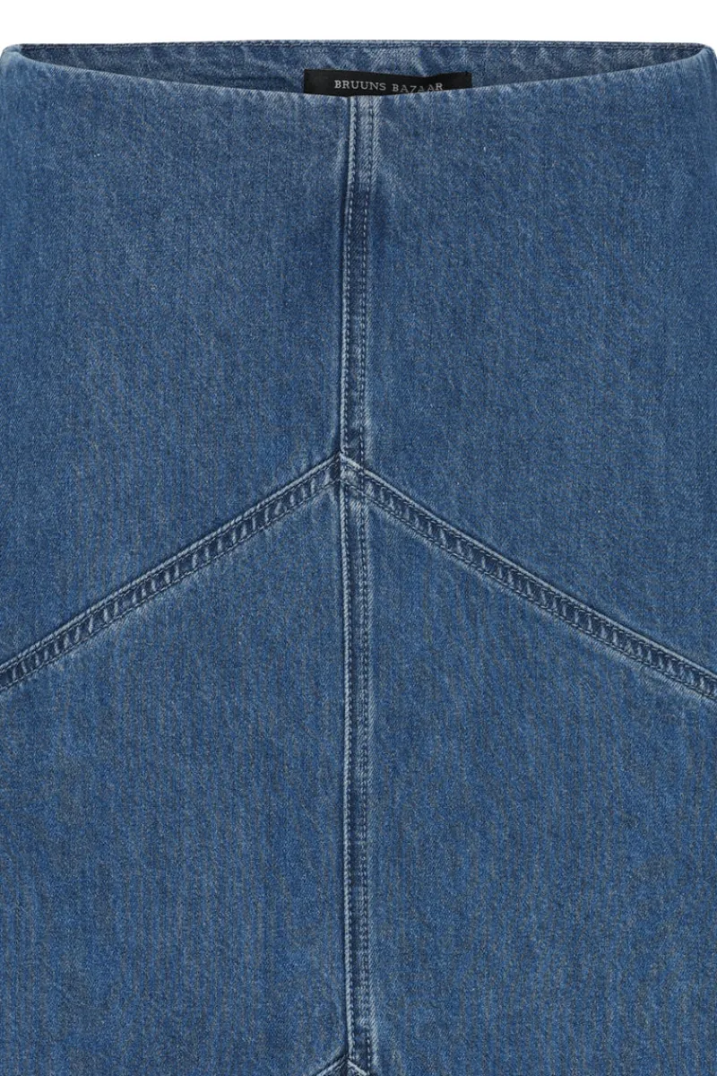 Outlet Bruuns Bazaar CanaBBEleen skirt - Dark Blue denim