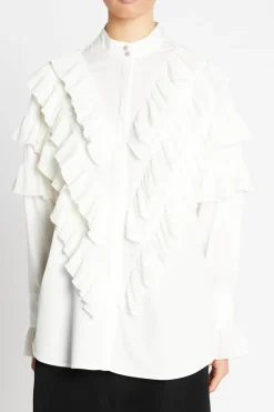 Outlet Bruuns Bazaar CardiniBBTilja shirt - Snow White