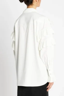 Outlet Bruuns Bazaar CardiniBBTilja shirt - Snow White