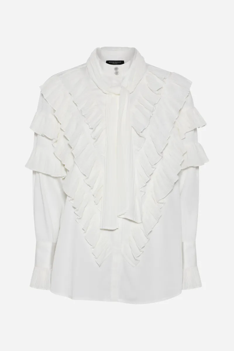 Outlet Bruuns Bazaar CardiniBBTilja shirt - Snow White