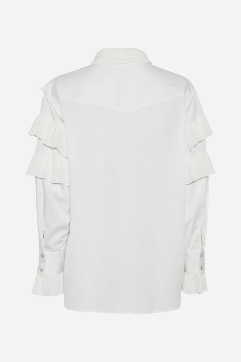 Outlet Bruuns Bazaar CardiniBBTilja shirt - Snow White