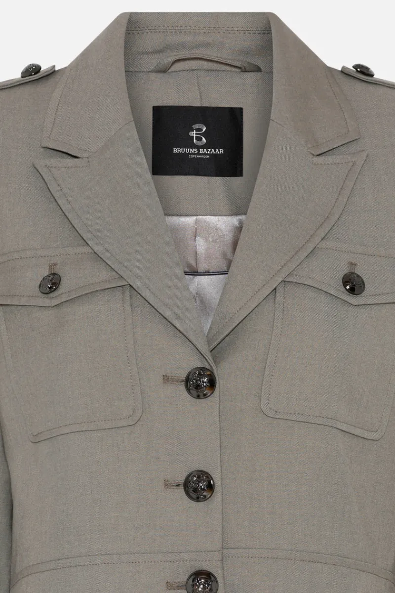 Online Bruuns Bazaar CarotaBBBakita Jacket - Concrete