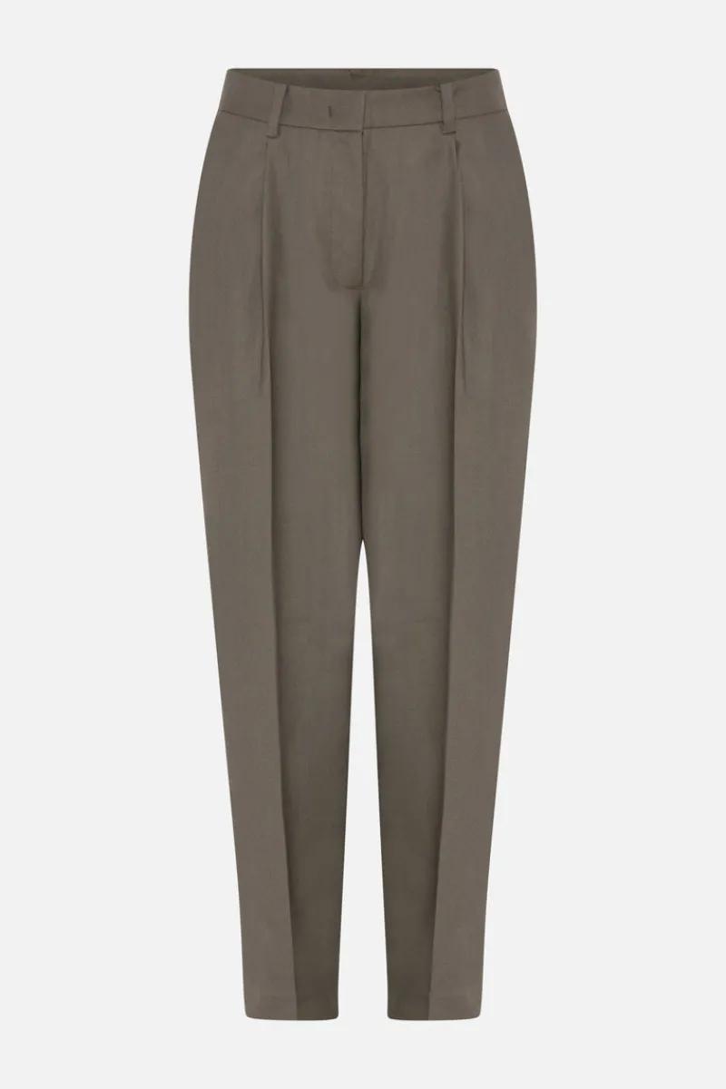 Outlet Bruuns Bazaar CarotaBBDagny pants - Dark Concrete
