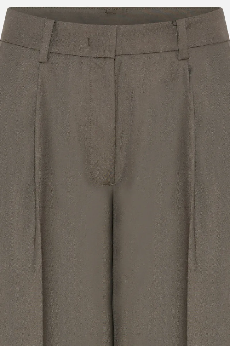 Outlet Bruuns Bazaar CarotaBBDagny pants - Dark Concrete
