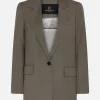 Discount Bruuns Bazaar CarotaBBFrida Blazer - Dark Concrete