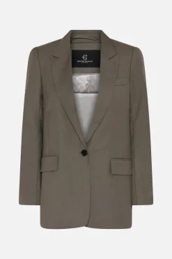 Discount Bruuns Bazaar CarotaBBFrida Blazer - Dark Concrete