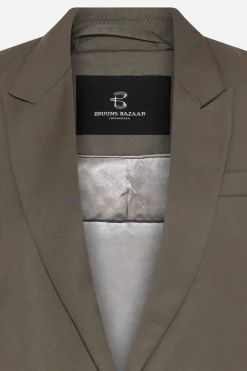 Discount Bruuns Bazaar CarotaBBFrida Blazer - Dark Concrete
