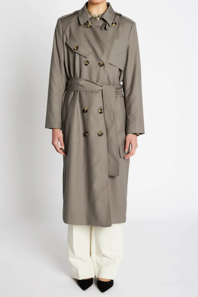 Outlet Bruuns Bazaar CarotaBBTori coat - Concrete