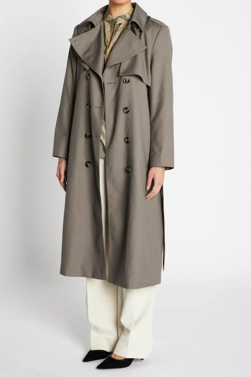 Outlet Bruuns Bazaar CarotaBBTori coat - Concrete
