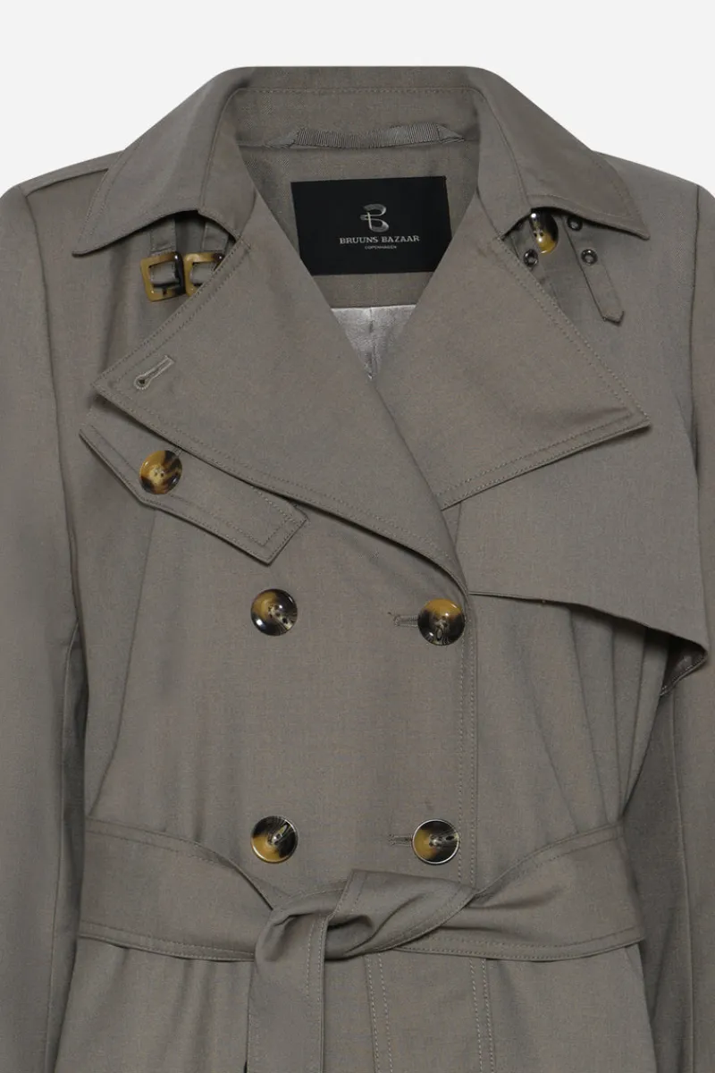 Outlet Bruuns Bazaar CarotaBBTori coat - Concrete