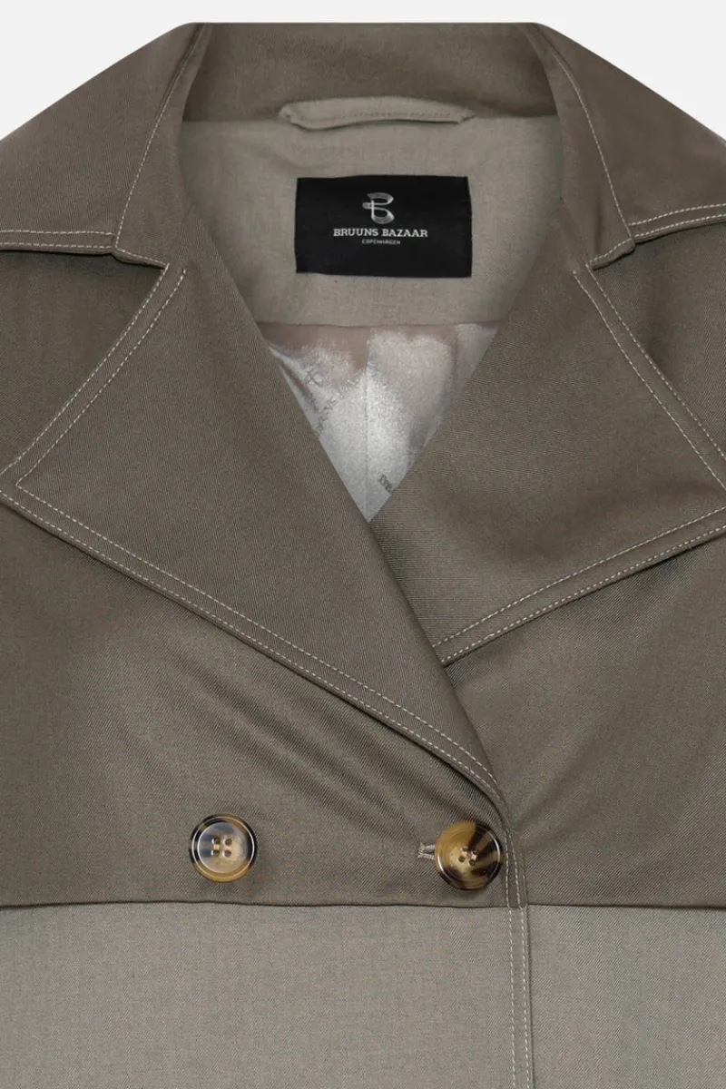 Outlet Bruuns Bazaar CarotaBBToya Jacket - Concrete