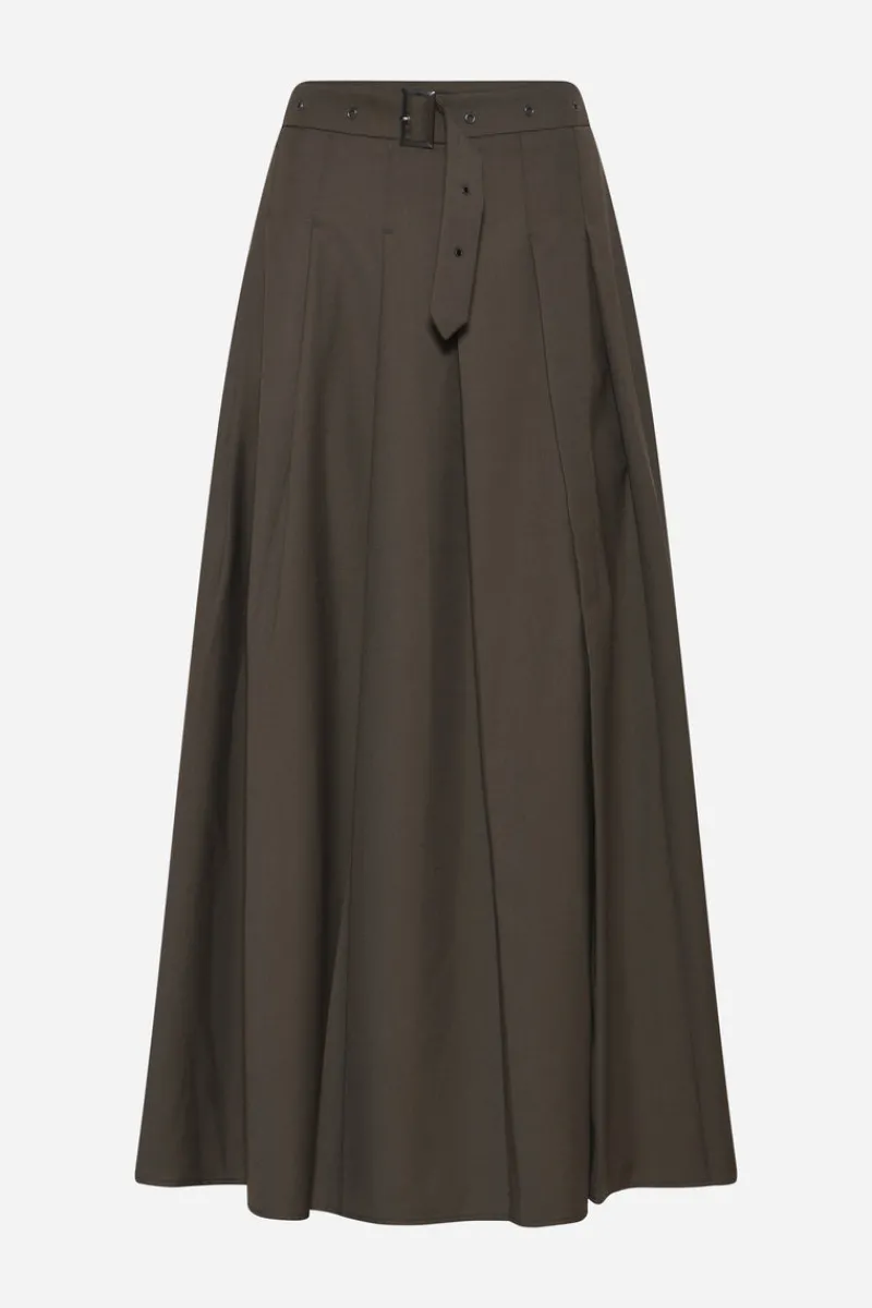 New Bruuns Bazaar CarotaBBTuva skirt - Dark Concrete