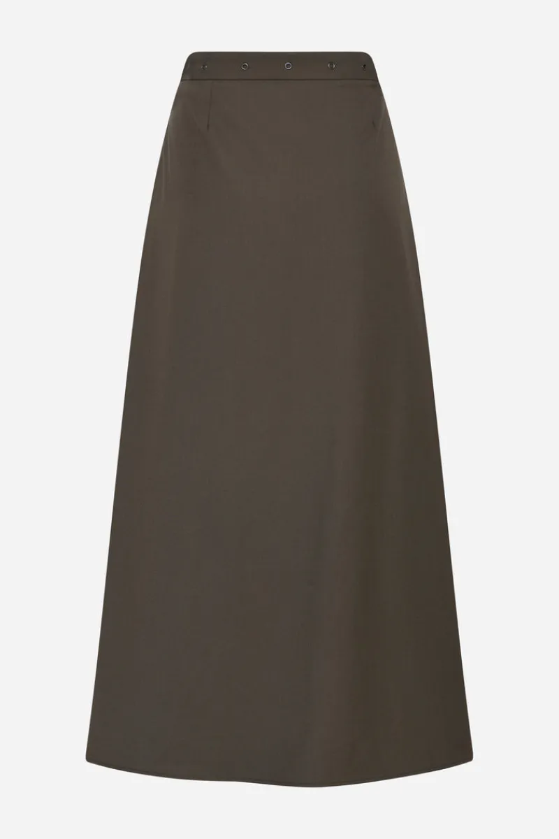 New Bruuns Bazaar CarotaBBTuva skirt - Dark Concrete