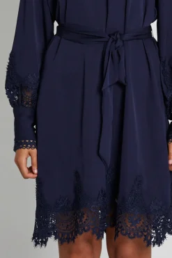 Hot Bruuns Bazaar Cedars Felicia jurk - Marine