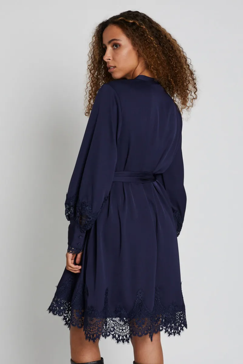 Hot Bruuns Bazaar Cedars Felicia jurk - Marine