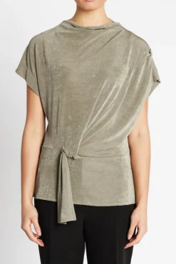 Sale Bruuns Bazaar CedrusBBTinja blouse - Silver Sage