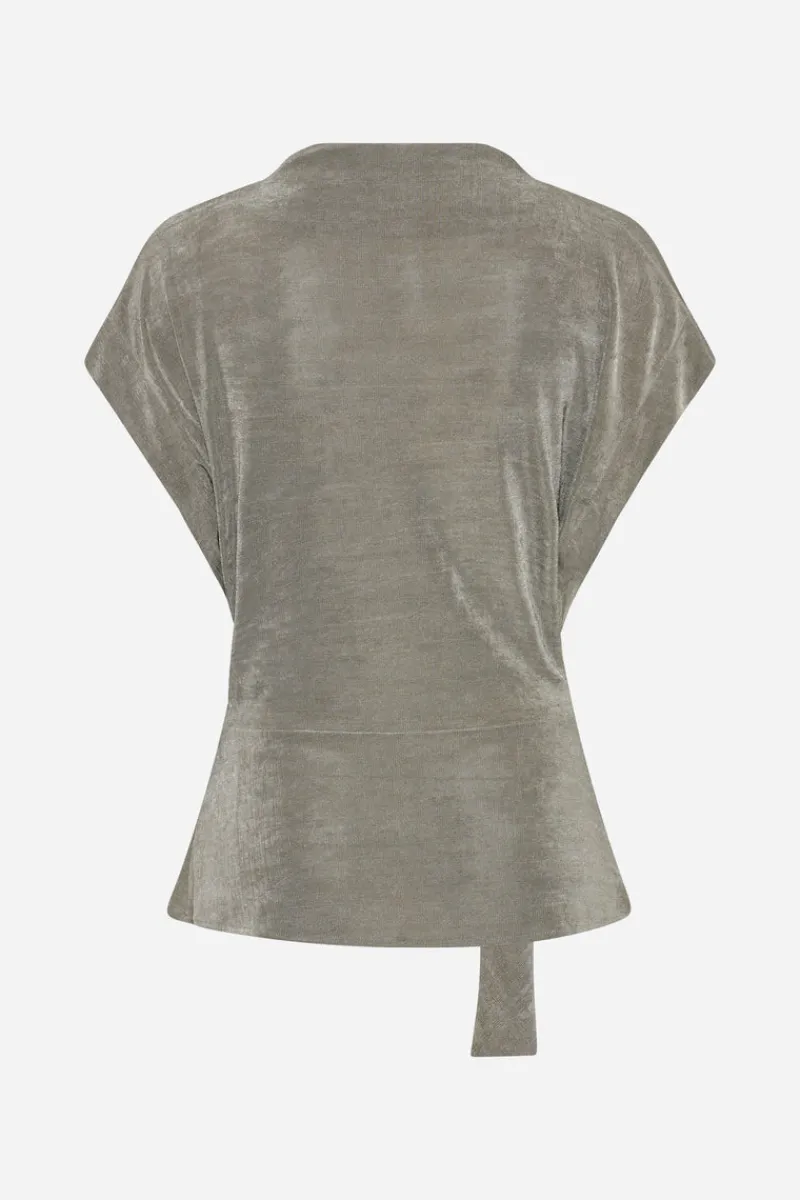 Sale Bruuns Bazaar CedrusBBTinja blouse - Silver Sage