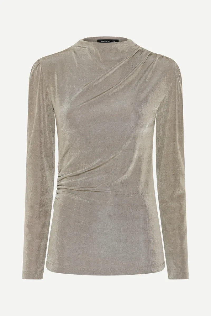 Discount Bruuns Bazaar CedrusBBTonna blouse - Silver Sage