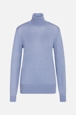 New Bruuns Bazaar CharleneBBRoll Neck knit - Vista blue