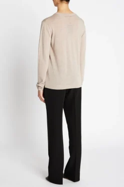 Online Bruuns Bazaar CharleneBBRRonde halsbreisel - Sand Melange