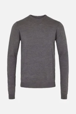 Discount Bruuns Bazaar CharlesBB Crew Neck - Middengrijs mel