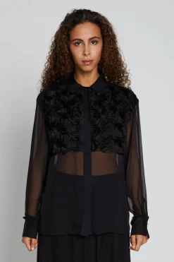 Hot Bruuns Bazaar ChiffonBBAsta shirt - Black