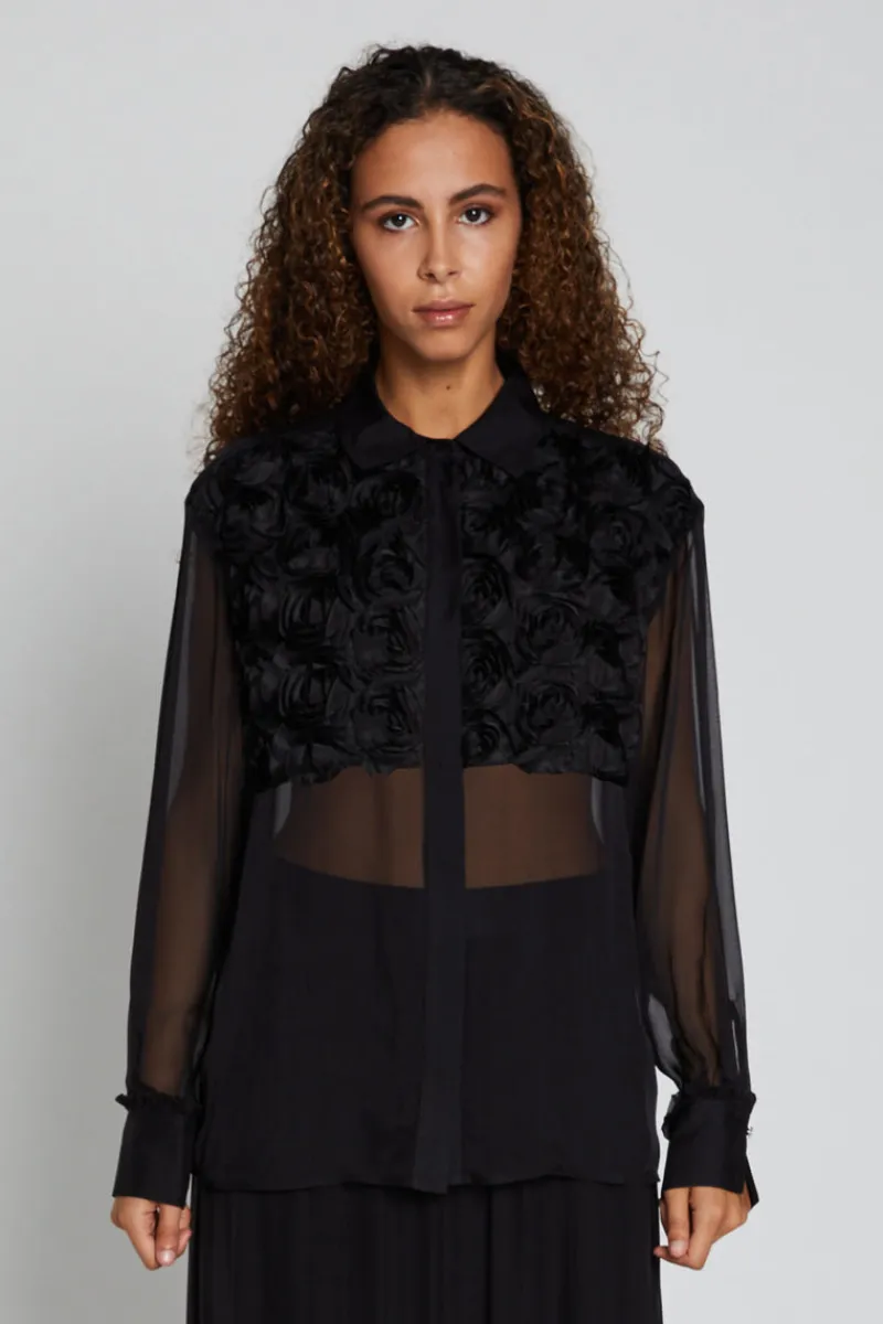 Hot Bruuns Bazaar ChiffonBBAsta shirt - Black